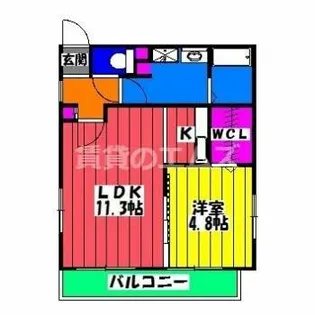 ステラONE諸岡【3階】の間取り