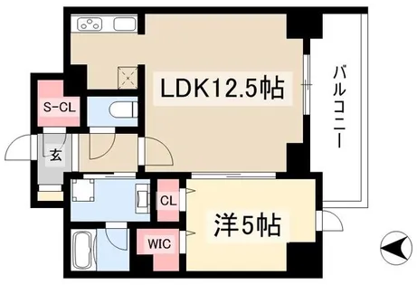 Flair丸の内(フレア丸の内)【6階】の間取り