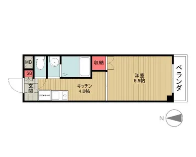 セントラル瑞穂【201号室】の間取り