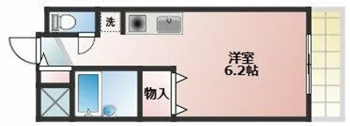 サンエキューズⅡ【4階】の間取り