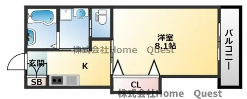 ルシェリア桜ケ丘【2階】の間取り