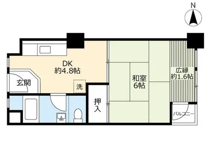 UR千島【0030225号室】の間取り