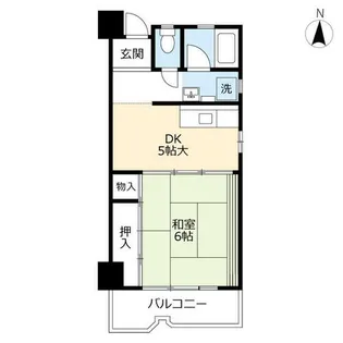 UR黄金二丁目【0011106号室】の間取り