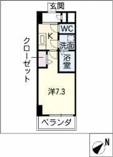 Sun State東海【1階】の間取り