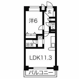 ST PLAZA EAST【4階】の間取り