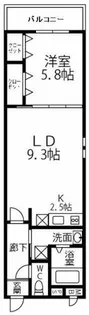フジレジデンス【1階】の間取り