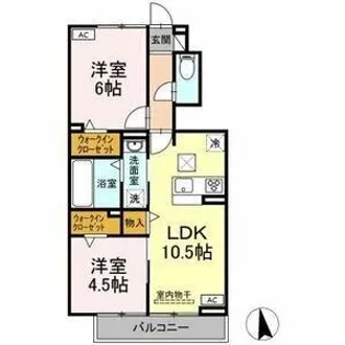 スマイルコート【1階】の間取り