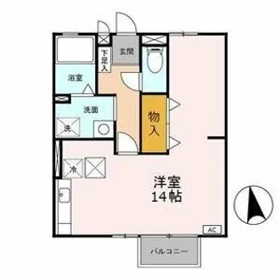 ヴァン アヴェニュー【1階】の間取り