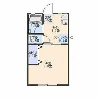 エチュード【103号室】の間取り