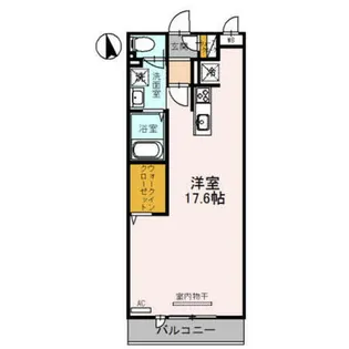 パティオ鳳【2階】の間取り