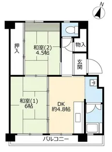UR有野【B390404号室】の間取り