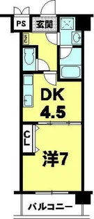 エンゼルプラザ彦根ベルロード【906号室】の間取り