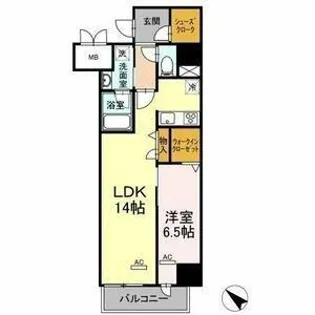 グランアビタシオンノリタケ【0905号室】の間取り