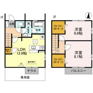 ロイヤル コントラーダ【1階】の間取り