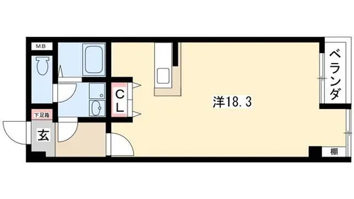 グランシャリオ【3階】の間取り