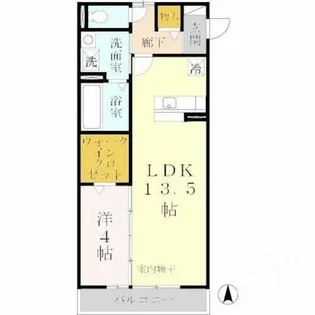 イーストライン【2階】の間取り