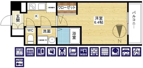 東三国Noah【3階】の間取り
