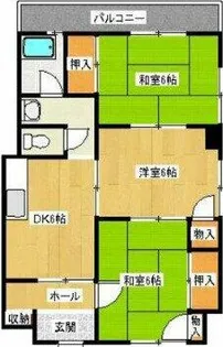 第2藤本ビル【3階】の間取り