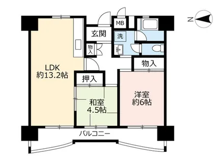 UR南港しらなみ【0310227号室】の間取り