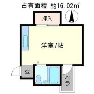 サンライズ宝ヶ池【3階】の間取り
