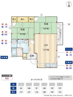 ハイツリバーサイド松崎B棟【201号室】の間取り