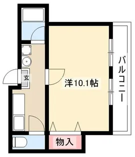 エスポア白砂【302号室】の間取り