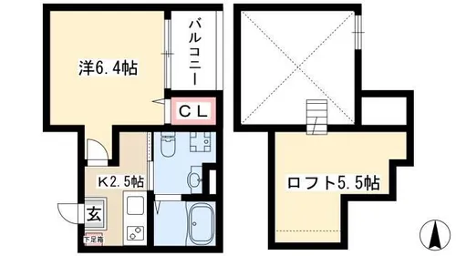 Vella【1階】の間取り