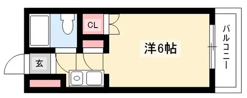 メゾン・ド・タンドレス【307号室】の間取り