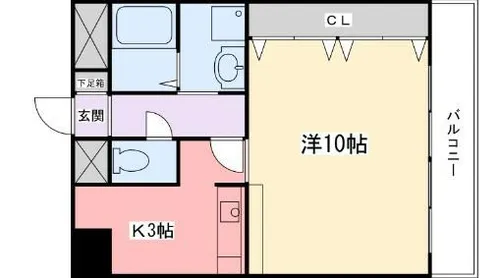 東今宿中村コーポI【5階】の間取り