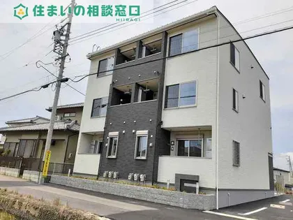 愛知県西尾市寺津町矢田堺【アパート】の外観