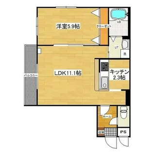 クレールAi【3階】の間取り