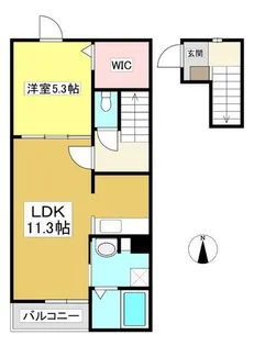 GRAN Sakura【2階】の間取り