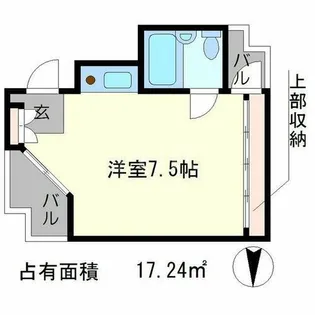 デトムワン京大前【1階】の間取り
