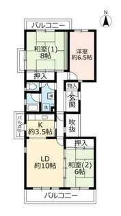 UR藤沢台第三【3270206号室】の間取り