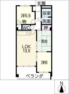 メゾン・ド・櫻【4階】の間取り