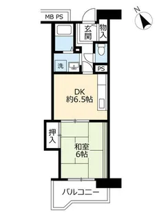 URサンラフレ朝潮橋【0010212号室】の間取り