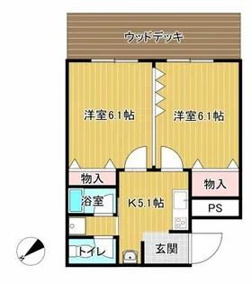 インター御坊ハイツウエヒラ【103号室】の間取り