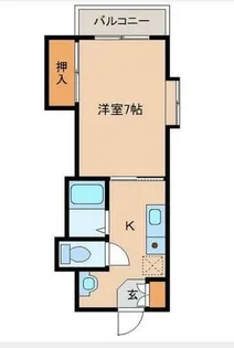 ターニップ小芝【306号室】の間取り
