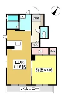エスペランス三河A【1階】の間取り