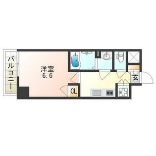 フォレストインサイド深井【2階】の間取り