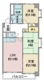 エスポワール五反田【2階】の間取り