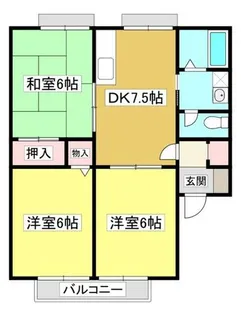 コートビレッジさとB【201号室】の間取り