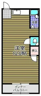 狭山南マンション【3階】の間取り