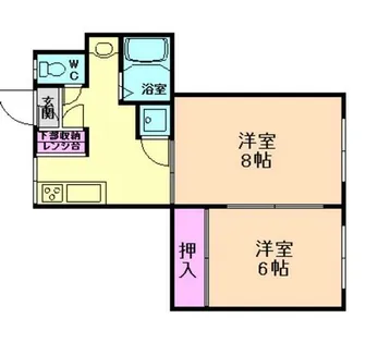 平野マンション【301号室】の間取り
