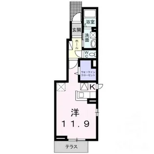 エレガント茱萸木Ⅱ【1階】の間取り