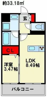 ざ小倉【11階】の間取り