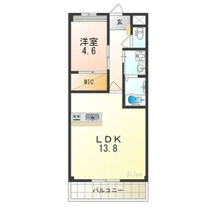 ロッシュ・フォーレ【2階】の間取り