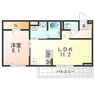 ジラソーレ【3階】の間取り