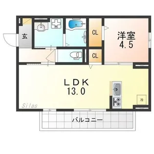ジラソーレ【2階】の間取り