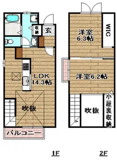 エスクードⅠ【1階】の間取り